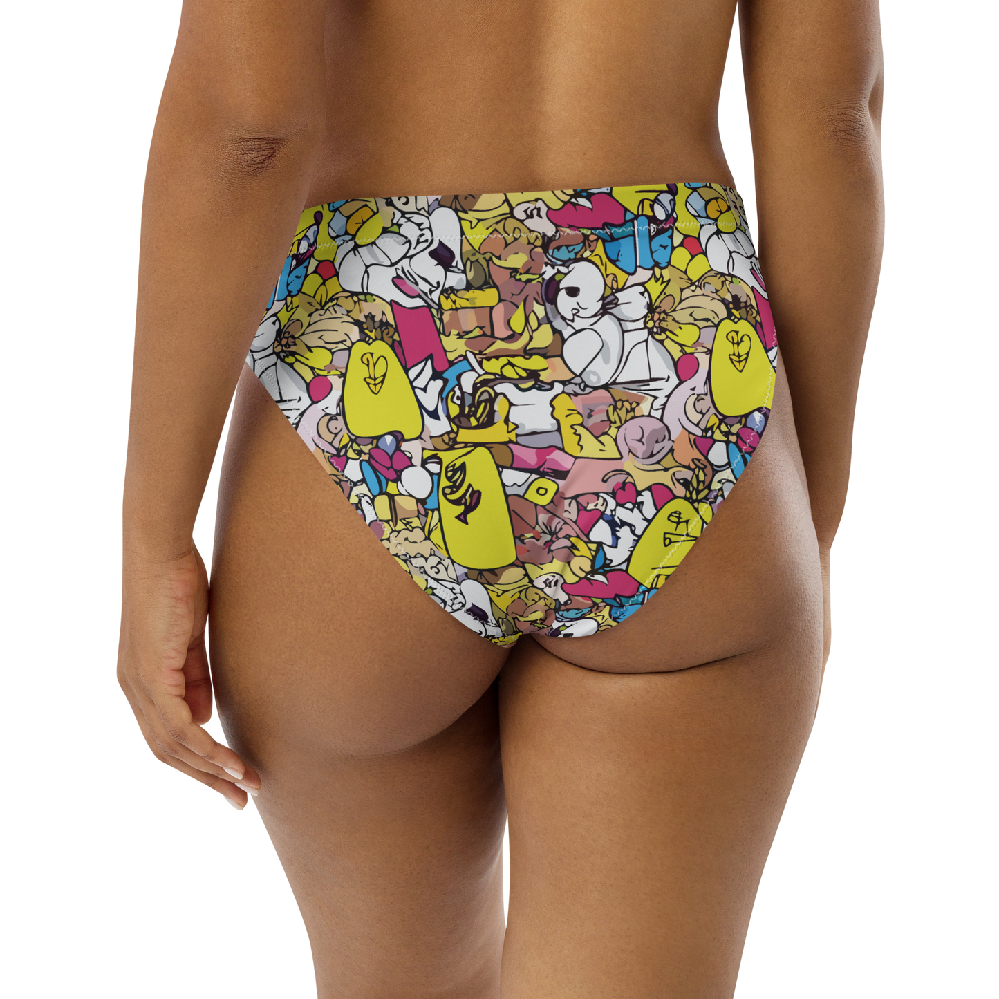 SoCi high-waisted bikini bottom